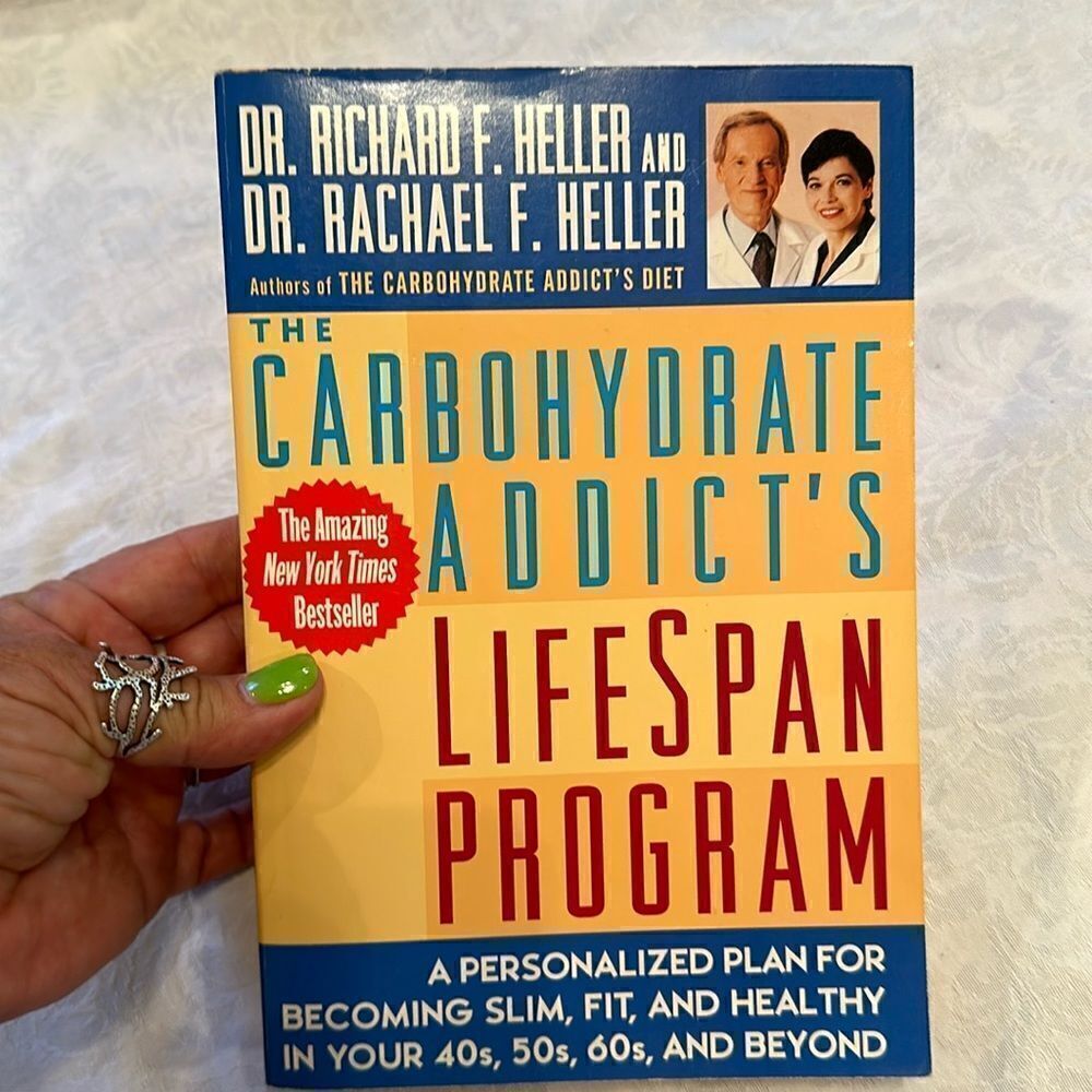 Cookbook Paperback Carbohydrate Addict’s Lifespan Program  Heller